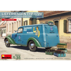 LIEFERWAGEN TYP 170 V CERVEZA ALEMANA, coche de reparto. Escala 1:35. Marca Miniart. Ref: 38035.