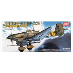 Avión JU-87G-1 STUKA " tank buster ". Escala 1:72. Marca Academy. Ref: 12450.