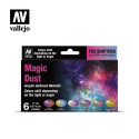 Set color sifhters, Magic dust, para airbrush. 6 Botes 17 ml. Marca Vallejo. Ref: 77090.