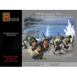 D-Day US Ranger, 6 Junio 1944. Escala 1:72. Marca Pegasus. Ref: PG7351.