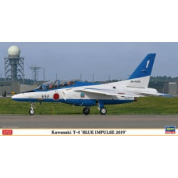 Kawasaki T-4 "Blue Impulse 2019". Escala 1:48. Marca Hasegawa. Ref: 07480.