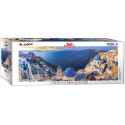 Santorini Greece. Puzzle horizontal 360º, 1000 pz. Marca Eurographics. Ref: 6010-5300.