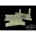 Muro con celosías tipo "B". Escala 1:35. Marca Macone. Ref: MAC35139.