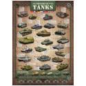 History of Tanks. Puzzle Vertical, 1000 pz. Marca Eurographics. Ref: 6000-0381.