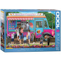 Dan's Ice Cream Van. Puzzle Horizontal, 1000 pz. Marca Eurographics. Ref: 6000-5519.