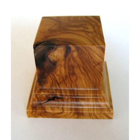 Peana cuadrada de madera 4 x 4 cm