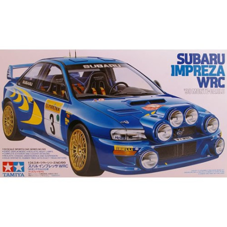 Coche Subaru Impreza WRC Monte carlo ´98. Escala 1:24. MarcaTamiya. Ref: 24199.