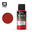 Premium Rojo Vivo. Premium Airbrush Color. Bote 60 ml. Marca Vallejo. Ref: 62005.