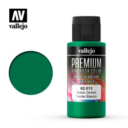 Premium Verde Básico. Premium Airbrush Color. Bote 60 ml. Marca Vallejo. Ref: 62013.