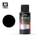 Premium Negro. Premium Airbrush Color. Bote 60 ml. Marca Vallejo. Ref: 62020.