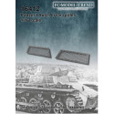 Rejillas Treseras Panzer I Ausf.A. Escala 1:16. Marca FCmodeltrend. Ref: 16412.