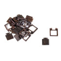 Tronera con porta 7 x 7 mm ( 10 unds. ). Marca Amati. Ref: 413207.