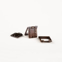Tronera con porta 7 x 7 mm ( 10 unds. ). Marca Amati. Ref: 413207, 4132/07.