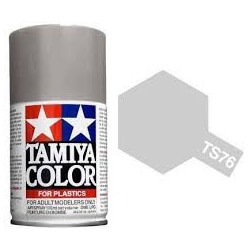 Spray Mica Silver Gloss, Un lujoso color plateado claro con un toque de azul. (85076). Bote 100 ml. Marca Tamiya. Ref: TS-76.