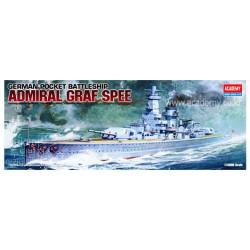 ADMIRAL GRAF SPEE, German Pocket Battleship. Escala: 1:350. Marca: Academy. Ref: 14103.