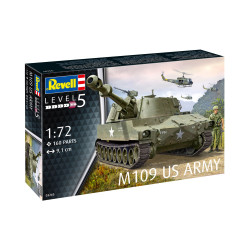 M109 US Army. Escala 1:72. Marca Revell. Ref: 03265.