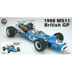Matra MS11, Gran Premio de Fórmula 1 de Inglaterra, Version de test 1968. Escala 1:12. Marca Tamiya. Ref: 13001.