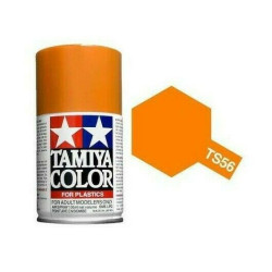Spray Naranja intenso Brillante, Brillant Orange (85056). Bote 100 ml. Marca Tamiya. Ref: TS-56.