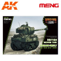 British medium tank Sherman-Firefly (Cartoon Model). Serie world war toons. Marca Meng. Ref: WWT-008.