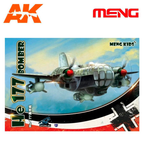 He 177 BOMBER (Cartoons Models). Serie world war toons. Marca Meng. Ref: MPLANE-003.