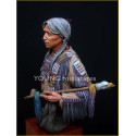 Sioux Indian . Escala 1:10. Marca Young miniatures. Ref: YH1818.