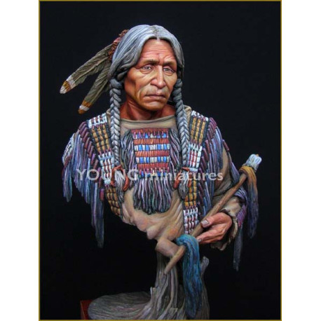 Sioux Indian . Escala 1:10. Marca Young miniatures. Ref: YH1818.