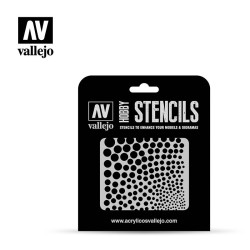 Stencils Texturas Circulares. Marca Vallejo . Ref: ST-SF002.