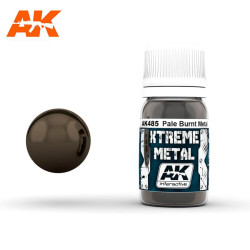 Xtreme Metal, Metal Quemado Apagado. Contiene 30 ml. Marca AK Interactive. Ref: AK485.