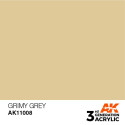 Acrílicos de 3rd Generación, GRIM GREY – STANDARD. Bote 17 ml. Marca Ak-Interactive. Ref: Ak11008.