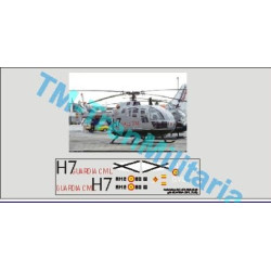 Calcas del helicóptero BO-105 AME 6018, Guardia civil. Escala 1:72. Marca Trenmilitaria. Ref: 000_5498.