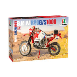 B.M.W. R80 G/S 1000 Paris Dakar 1985. Esca 1:9. Marca Italeri. Ref: 4641.