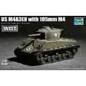 Tanque US. M4A3E8 with 105mm M4. Escala 1:72. Marca Trumpeter. Ref: 07168.