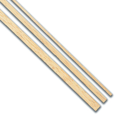 Listones madera Tilo 5 x 5 x 1000 mm. 5 unidad. Marca Dismoer. Ref: 35029.