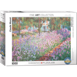 El jardín, Monet. Puzzle Horizontal, 1000 pz. Marca Eurographics. Ref: 6000-4908.