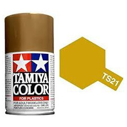 Spray Gold, Oro (85021). Bote 100 ml. Marca Tamiya. Ref: TS-21.