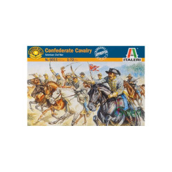 Caballería Confederada, Guerra civil Americana. Escala 1:72. Marca Italeri. Ref: 6011.