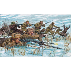 Infanteria Rusa, uniforme de Invierno. Escala 1:72. Marca Italeri. Ref: 6069.