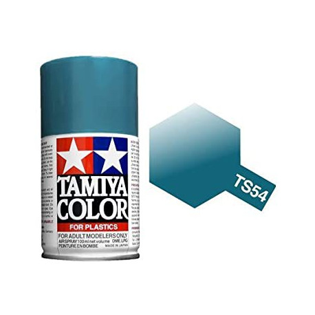 Spray Light metallic blue (85054). Bote 100 ml. Marca Tamiya. Ref: TS-54.