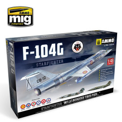 F-104 G STARFIGHTER. Escala 1:48. Marca Ammo Mig Jimenez. Ref: AMIG8504.