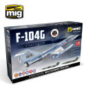 F-104 G STARFIGHTER. LLEVA CALCAS ESPAÑOLAS. Escala 1:48. Marca Ammo Mig Jimenez. Ref: AMIG8504.