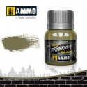 DRYBRUSH Verde . Bote 40 ml. Marca Ammo by Mig Jimenez. Ref: AMIG0607.