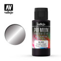 Negro metálico. Premium Airbrush Color. Bote 60 ml. Marca Vallejo. Ref: 62053.