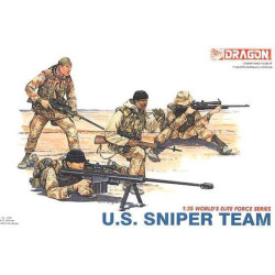 U.S. Sniper Team. Escala 1:35. Marca Dragon. Ref: 3016.