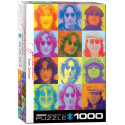 John Lennon Color Portraits. Puzzle vertical, 1000 pz. Marca Eurographics. Ref: 6000-0807.