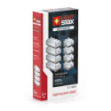 Paquete de expansión STAX, Transparente , Compatible con LEGO. Kit construction blocks. Marca Stax System. Ref: S-11004.