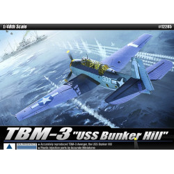 TBM-3 [USS Bunker Hill]. Escala 1:48. Marca Academy. Ref: 12285.