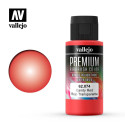 Premium Rojo Candy (transparente). Premium Airbrush Color. Bote 60 ml. Marca Vallejo. Ref: 62074.