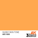 Acrílicos de 3rd Generación, SUNNY SK TONE– STANDARD. Bote 17 ml. Marca Ak-Interactive. Ref: Ak11055.
