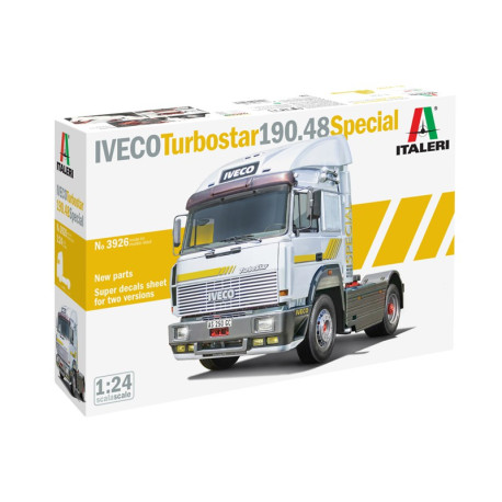 Cabeza de camión Iveco Turbostar 190.48 Special. Escala 1:24. Marca Italeri. Ref: 3926