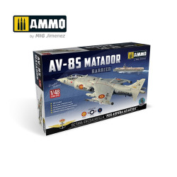 Harrier AV-8S MATADOR. Escala 1:48. Marca Ammo Mig Jimenez. Ref: AMIG8505.